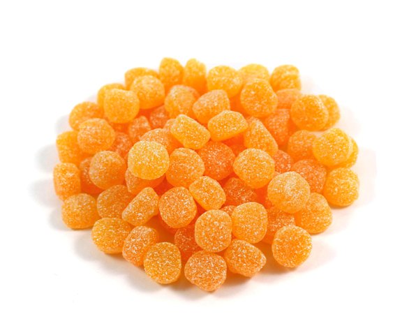 Buttons Sour Peach 11 oz